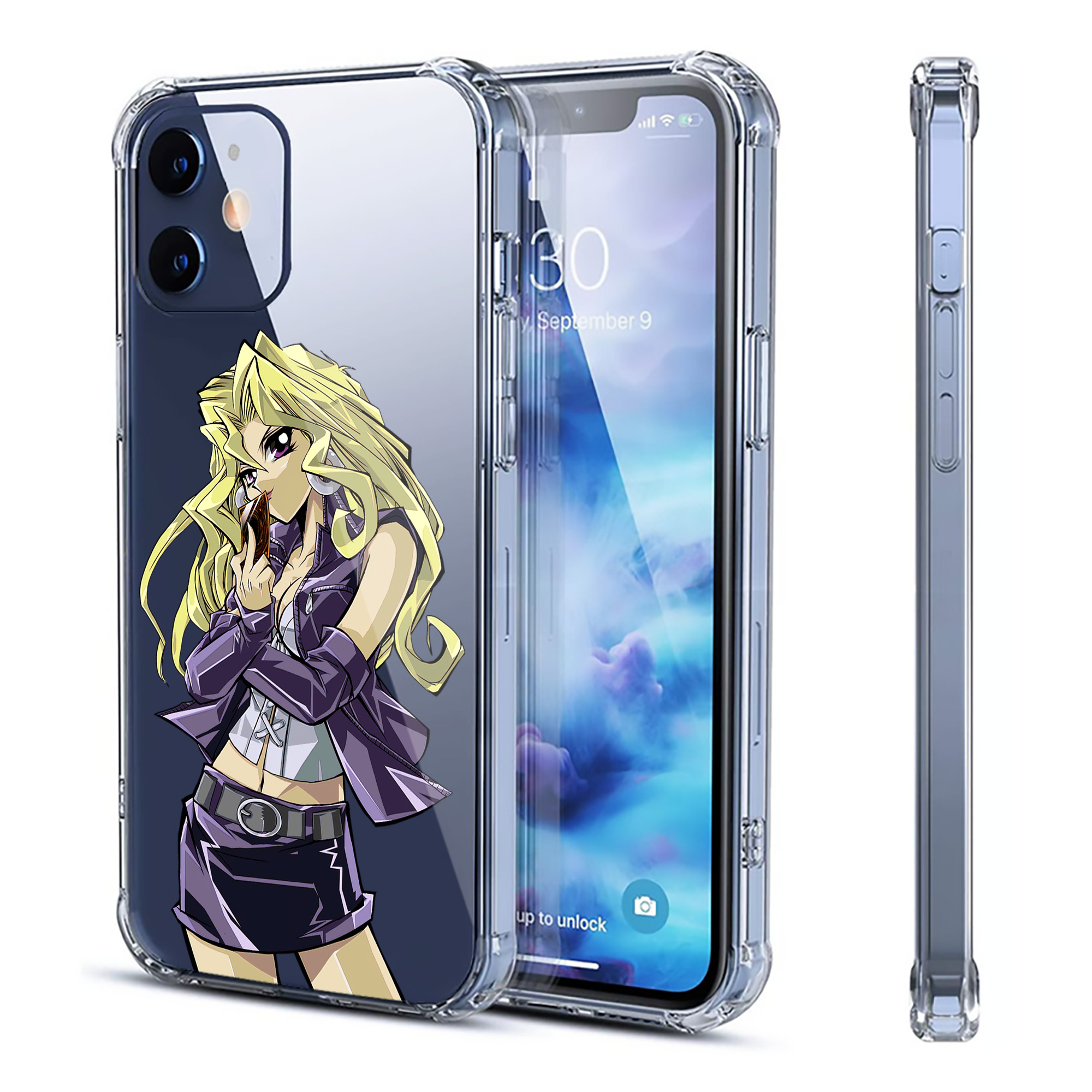 （画像用） 遊☆戯☆王 Yu-Gi-Oh! 【iPhone 12シリーズ対応】透明スマホケース（クリアソフトケース）